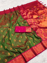 Soft Paithani Silk Nath Design Saree